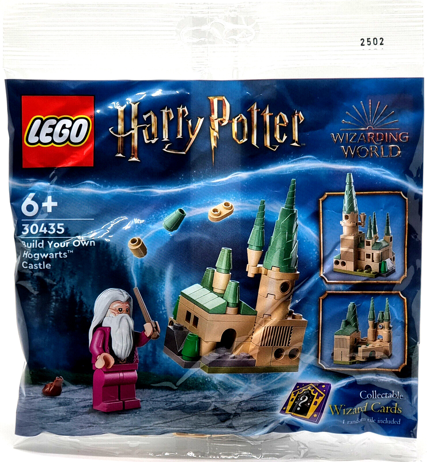 Набор LEGO Harry Potter 30435 Построй свой собственный замок Хогвартс с фигуркой Альбуса Дамблдора