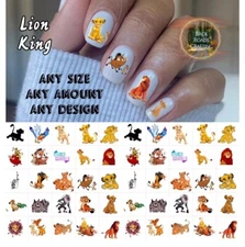 Lion King Waterslide Nail Decals Set Of 50 Instructions And Bonus
