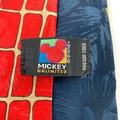 Corbata Mickey Unlimited Para Hombre Novedad: Baloncesto Goofy, Aros de Tiro. En muy buen estado. - Imagen 3 de 4