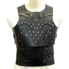 Viking Leather Breastplate Medieval Leather Body Armor Cosplay Costume