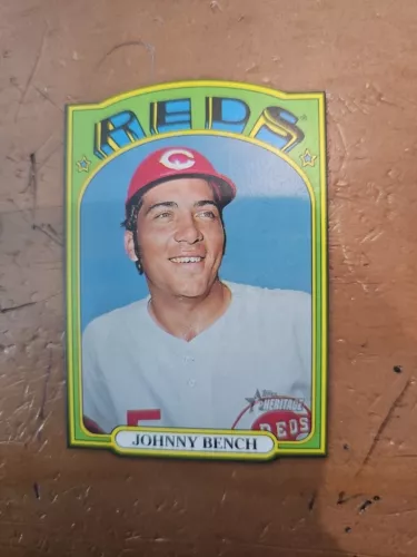 2021 Topps Heritage Johnny Bench 72DC-8 Die Cut