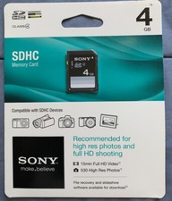 Sony 4GB SD Card Memory Card
