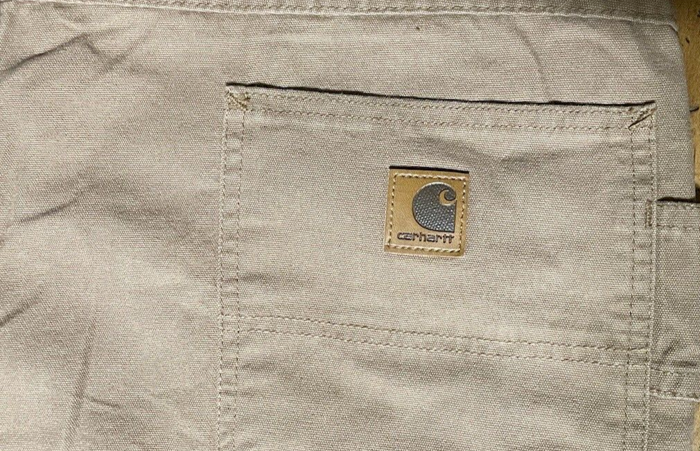 Carhartt Relaxed Fit Men’s Size 40x32 RN 14806 Work Pants Khaki