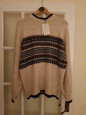 Neu B. Coastline Wollmischung Damen Pullover Größe M