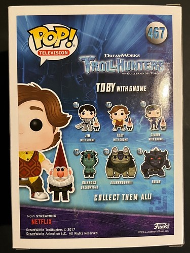 Funko Pop Troll Hunters Toby with Gnome 467 - Bild 2 von 2