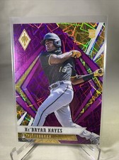 Ke'Bryan Hayes 2021 Panini Chronicles Phoenix Purple Velocity Prizm #18