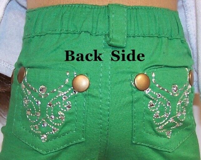 7pc Christmas Apron Outfit Boots Tray Doll Clothes For 18" American Girl (Debs)