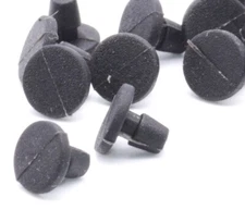 Mini Rubber Ridged Feet/Bumpers   Fits 1/8" Hole & 5/16" OD   Fits 1/16" Panel