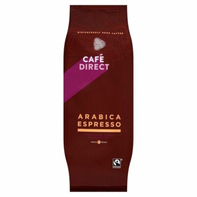 Cafedirect Whole Bean Arabica Espresso Beans - 1kg (2.2  lbs)