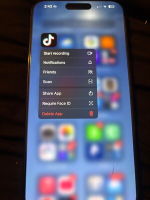 Apple iPhone 15 Pro Max with TikTok - Blue Titanium UNLOCKED 