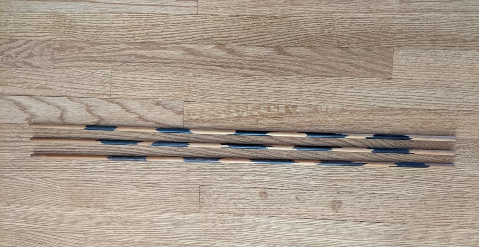 9 ejes de flecha de madera de cedro Port Orford Foto 2 de 3