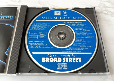 Paul McCartney Give My Regards To Broad Street CD JAPAN FOR UK