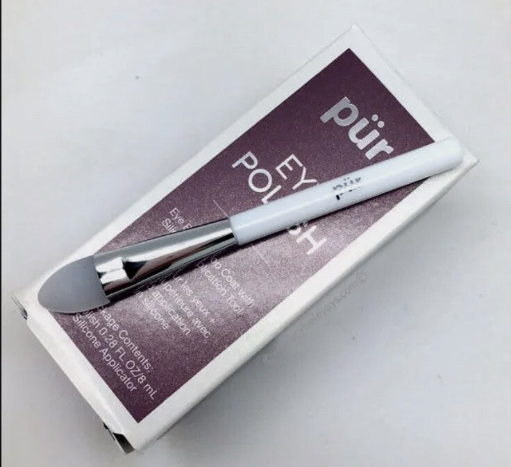 Pur Minerals Eye Polish Velvet - Eye Base + Top Coat Silicone Application Tool