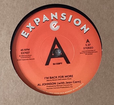 DEMO - I M BACK FOR MORE - AL JOHNSON (with Jean Carn) (Expansion)