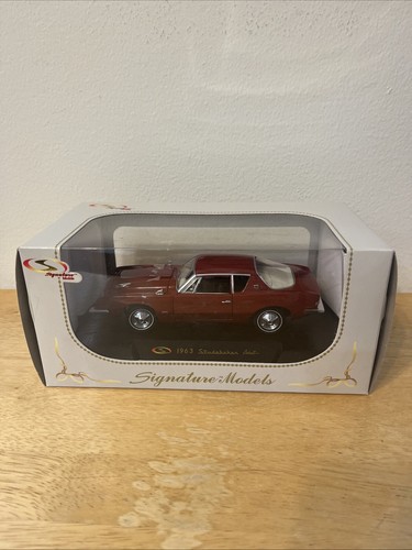 1963 Studebaker Avanti Signature Models Red/Maroon New In Box 1:32 Scale???