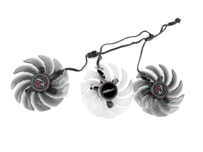 Fan Replacement For ASRock RX 6600 XT, 6650 XT, 6700 XT, 6750 XT, 6800 Phantom