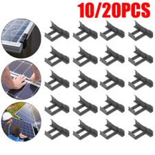 10/20PCS Photovoltaic Panel Water Guide Mud Clamp solar Water Drain Remove Clip.