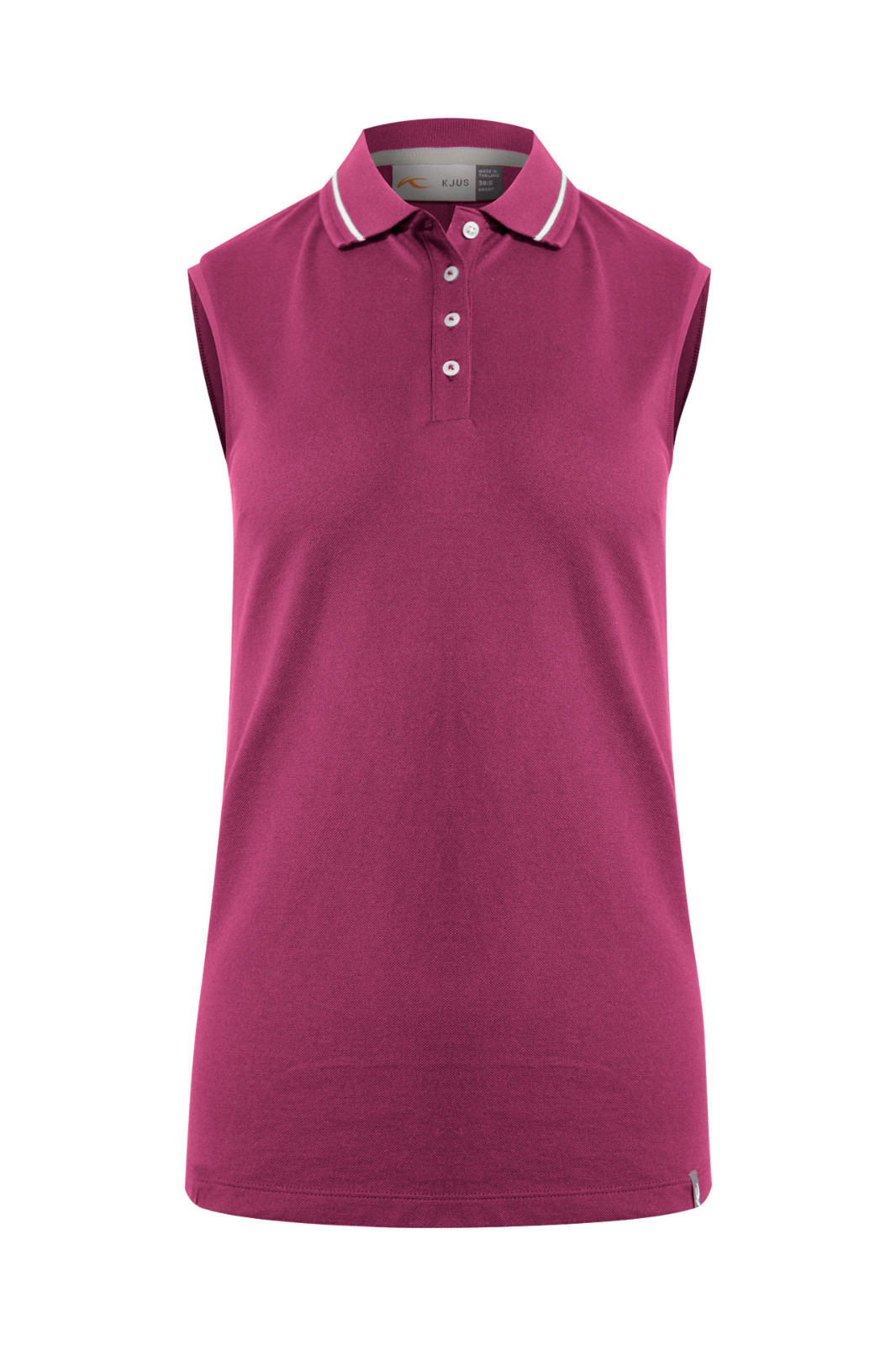 КЬЮС Дамен Санна в белой рубашке-полоске - Гранат