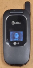LG CU400 - Black and Gray  AT T  Rare Cellular Flip Phone with Games