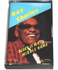 Ray Charles - Blues Is My Middle Name Cassette Tape 1986 PLAY TESTED