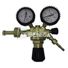 Riduttore regolatore di pressione gas AZOTO 315bar 2 manometri per saldatura