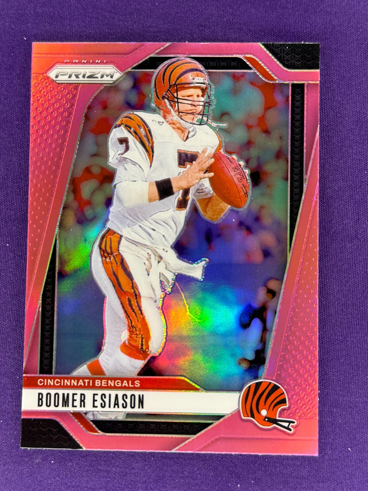 2024 Panini Prizm - #61 Boomer Esiason Pink Prizm