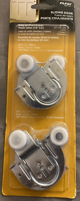Prime-Line N 7536 Sliding Closet Door Roller Kit 7/8 in. Wheel Diameter Open box