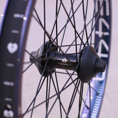 ECLAT SEISMIC FRONT BMX BICYCLE WHEEL GALACTIC PURPLE BLACK | eBay