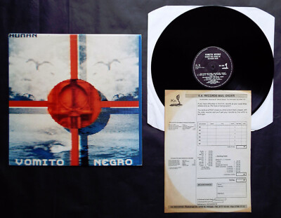 VOMITO NEGRO HUMAN (THE CROSS ON NATURES BACK) LP + KK INNER 1ST PRESS KK 50-A/B