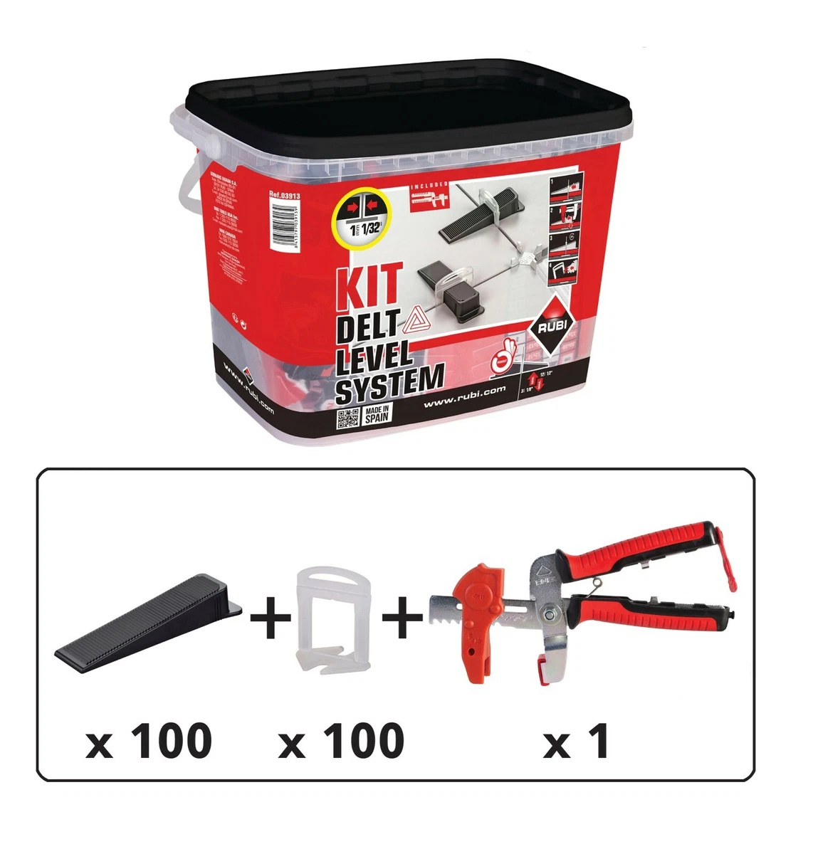 Rubi self cheap leveling spacers
