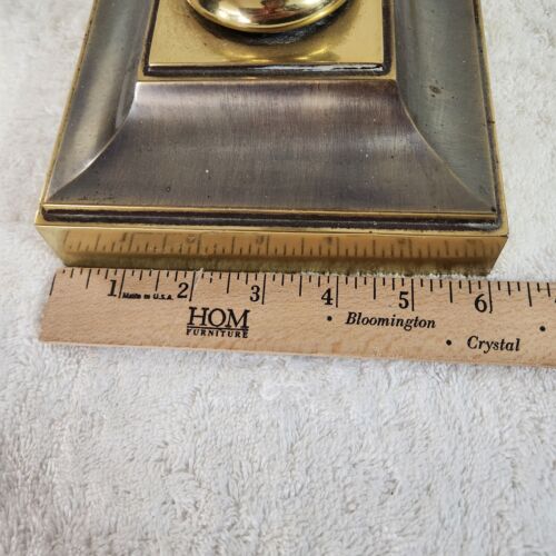 Pair Stiffel Brass Lamps Rewired - Picture 3 of 12