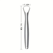 Stainless Steel Tongue Tounge Cleaner Scraper Dental Care Oral Hygiene Mouth — image 3