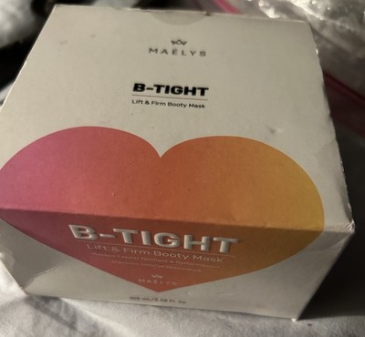Maelys Cosmetics B-Tight Lift and Firm Booty Mask Reduce Cellulite 3.4 oz Sealed