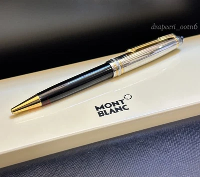 Montblanc Meisterstuck Solitaire Doue 164 Classic Black Silver Ballpoint Pen - Image 1 of 4