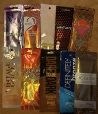 Lots Of Higher End Tanning Lotion Packets 10 Pack Bundle All New