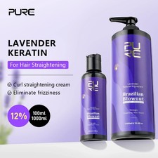 12 Brazilian Keratin Treatment Lavender Straight Hair Repair Damage Dry Frizzy