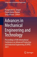 Ranganath M. Singari (U. A.) | Advances in Mechanical Engineering And Technology