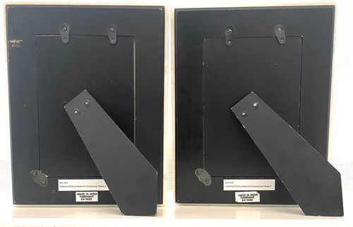 Set-2 World Traveler Modern Adobe White & Turquoise Color Stone 4x6 Photo Frames - Picture 23 of 24
