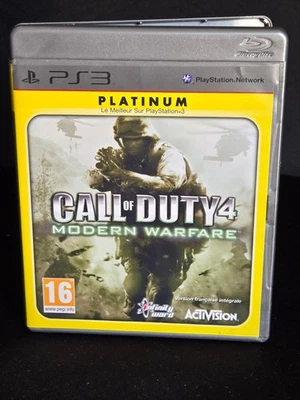 Call of duty 4 Modern Warfare Je Sony Playstation 3 platinium - Photo 1/3