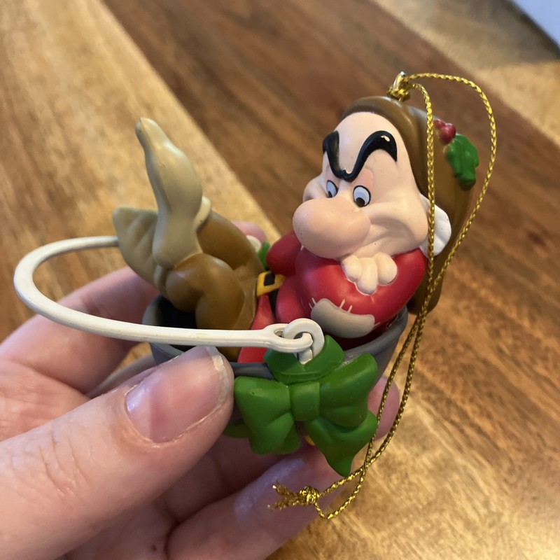 Disney's Grolier President's Edition GRUMPY Ornament Snow White