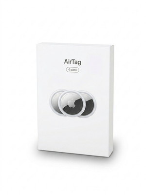 Apple AirTag 4er-Pack Ortungsgerät weiß/silber GPS Tracker Bluetooth NEU & OVP