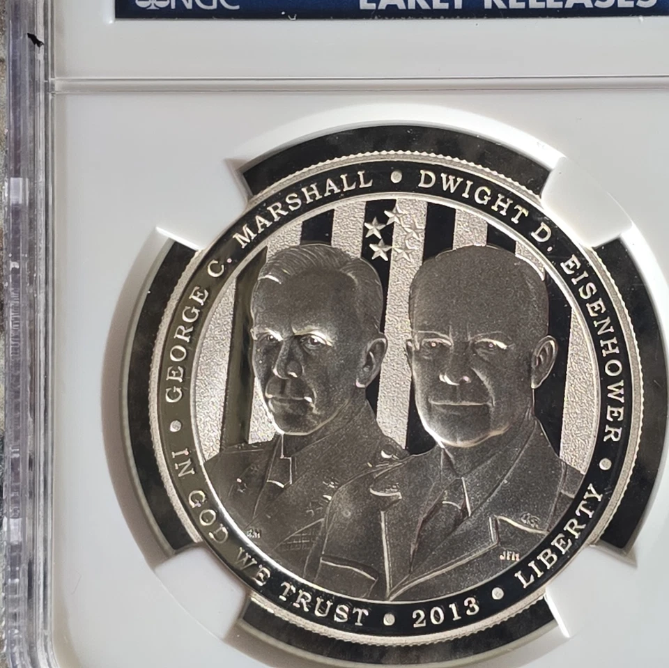 2013-P 5-Star General., Commemorative Dollar., NGC PF-69., Store #GMC002 - Image 3 of 4