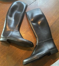 Bottes d'équitation en caoutchouc cottage artisanal. Style à Paris. Fabriqué en Israël. Taille 44 L