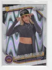 2025 Panini Prizm WNBA Sarah Ashlee Barker Rookie RC #142 WHITE SEISMIC PRIZM