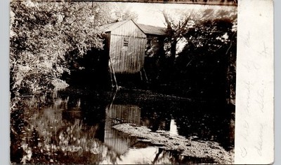 MOORE'S MILL atlanta il c1910 postcard illinois real photo rppc mount hope twp