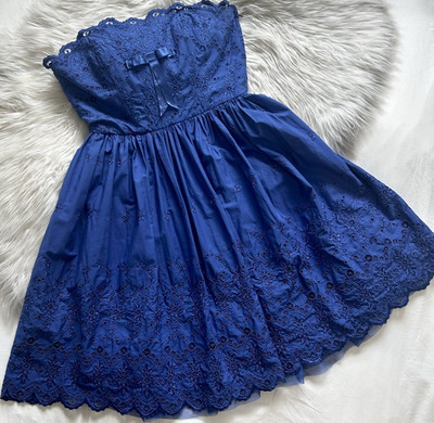blue betsey johnson dress Women's Jessie Rose Mini Dress in Blue | Size Medium main image 1