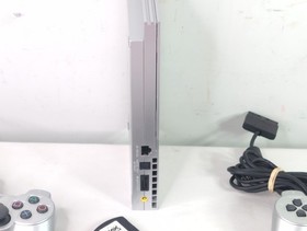 PlayStation 2 Slim SCPH-79001 Lot: Sony Dual Shock 2 Controllers Memory Cables