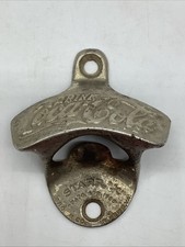 VTG COCA-COLA STARR X Brown Co 1951? Wall Mount Bottle Opener Made In USA