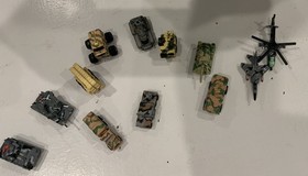 Galoob Micro Machines Lot Hummer Shark Military Planes Boats Playsets Trucks