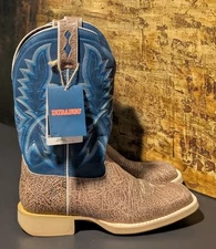 Durango Men's 12" Rebel Pro Lite Weathered Grey & Denim Boot DDB0358 Sz 9.5 NWT